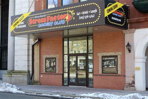 Stress factory - Stress Factory Comedy Club. A comedy club bringing together great customer service and outstanding stand-up comedians. Food service includes appetizers, salads, sandwiches, burgers, and desserts; along with a full bar. visit website. 